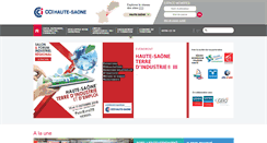 Desktop Screenshot of haute-saone.cci.fr