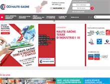 Tablet Screenshot of haute-saone.cci.fr